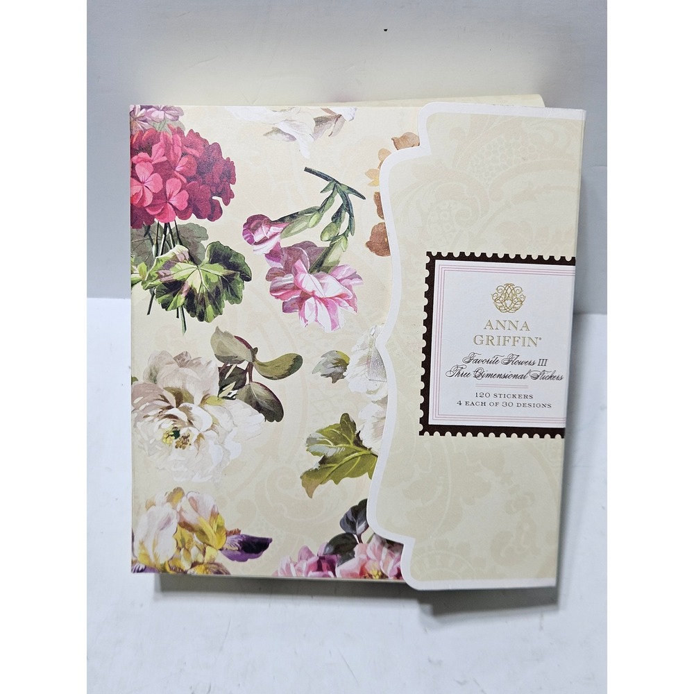 Anna Griffin Favorite Flowers III 3D Stickers Floral Die Cuts